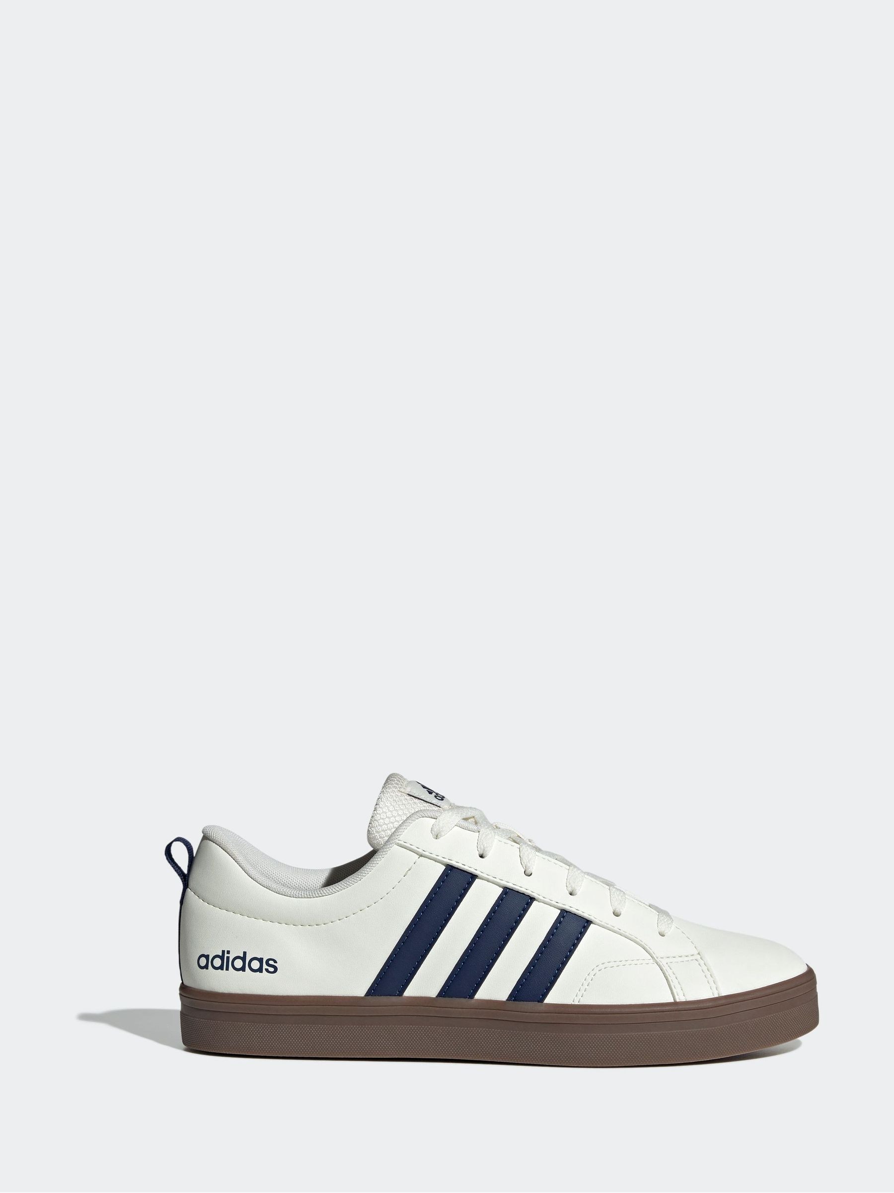 adidas White/Chrome VS Pace Trainers
