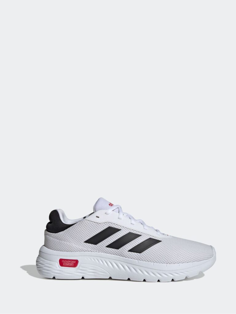 adidas White Cloudfoam Comfy Trainers