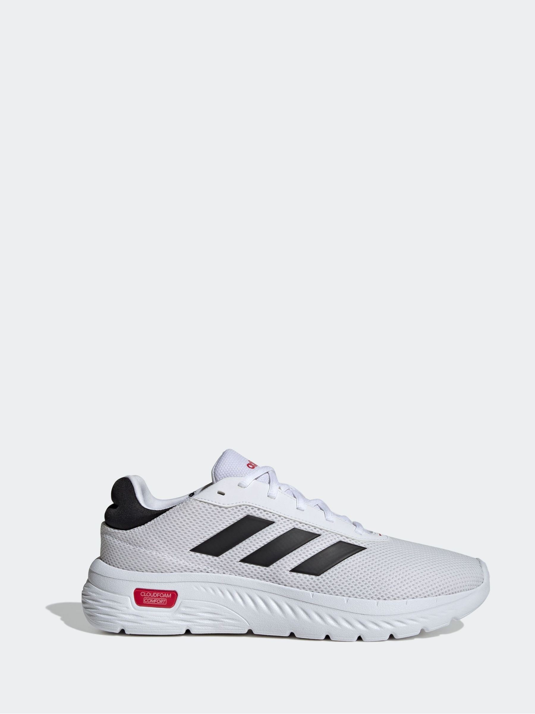 adidas White Cloudfoam Comfy Trainers