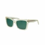 Calvin Klein Ckj 24606s 008 54 Women's Green Square Bone Sunglasses