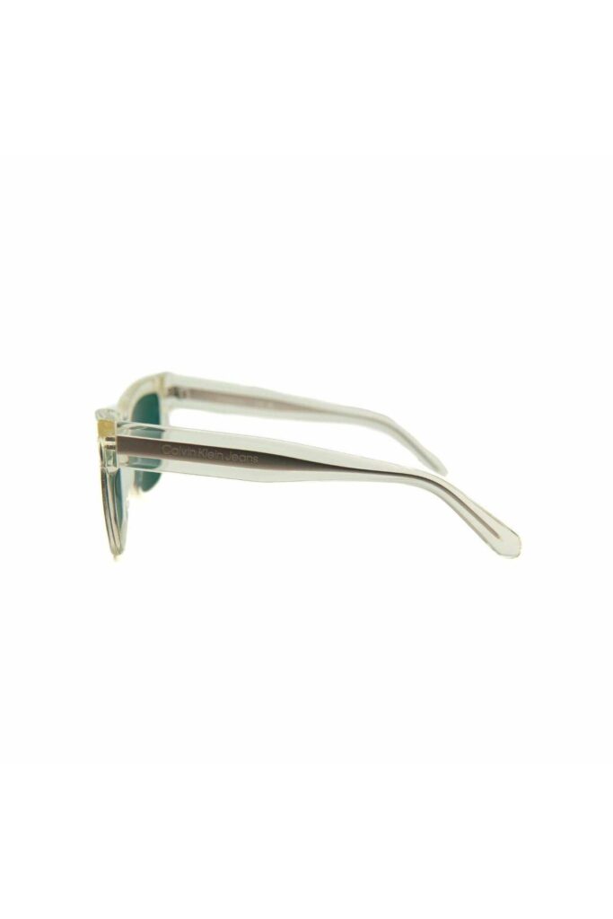Calvin Klein Ckj 24606s 008 54 Women's Green Square Bone Sunglasses
