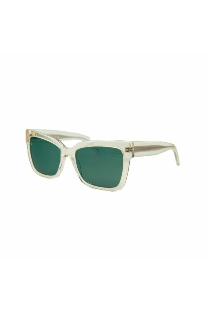 Calvin Klein Ckj 24606s 008 54 Women's Green Square Bone Sunglasses