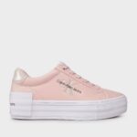 Calvin Klein Flatform Leather Sneaker Shoes with Logo YW0YW012940J2 SHOES YW0YW01294 0J2
