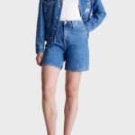 Calvin Klein High Waist Mom Denim Short J20J2228011A4 SHORT J20J222801 1A4