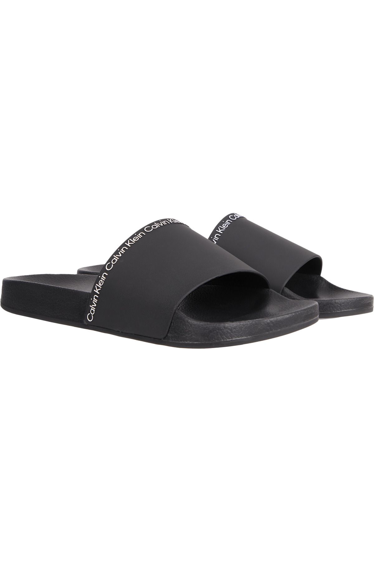 Calvin Klein Logo Slippers Hm0hm00981beh Men's Slippers Hm0hm00981 Beh