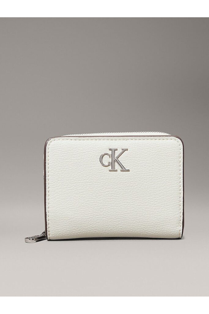 Calvin Klein Minimal Monogram Md Zip Around