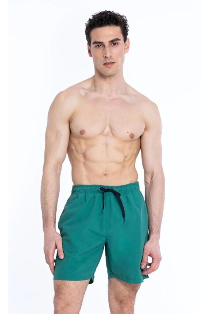 New Balance Man Swimshorts Green Swim Shorts