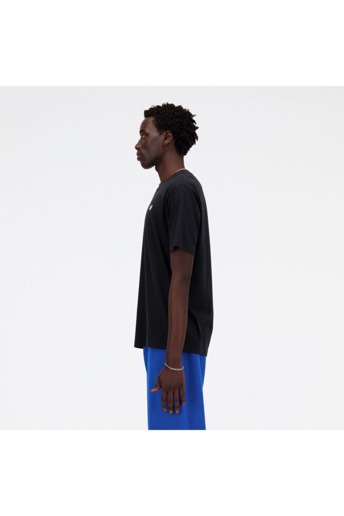 New Balance Sport Essentials Black Cotton T-Shirt - S/S