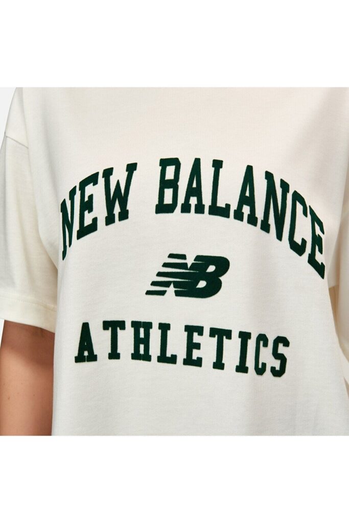 New Balance Wnt1402 White Women's T-Shirt
