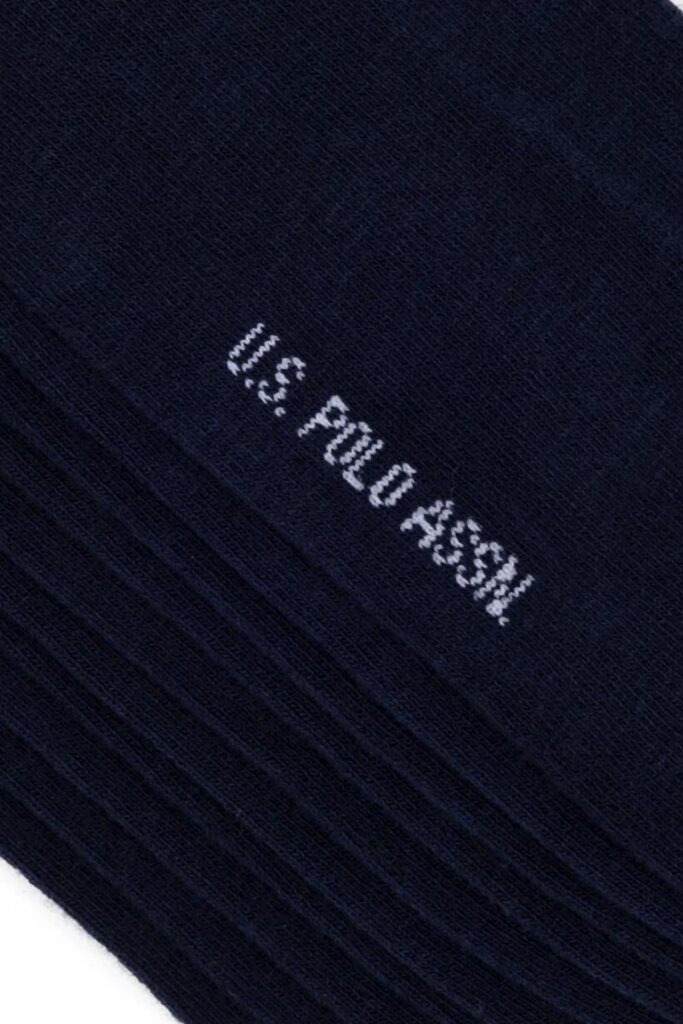 U.S. Polo Assn. 5 Pack Socks Navy Blue - Regular Fit - Stylish and Comfortable Design (Men/Ladies)
