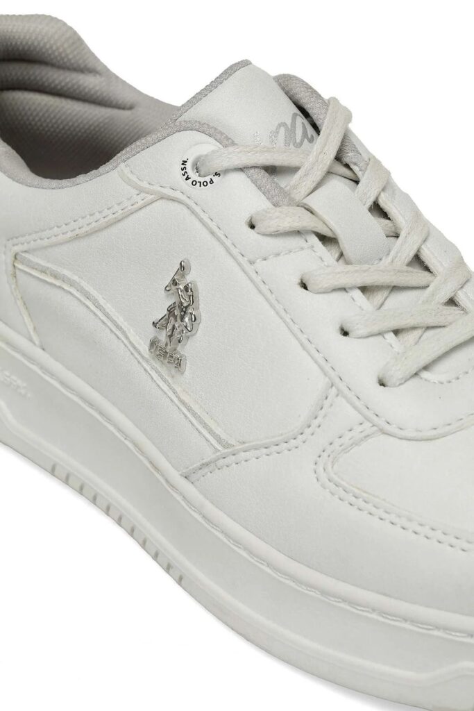 U.S. Polo Assn. Gray Color Casual Walking Sneakers Sneakers