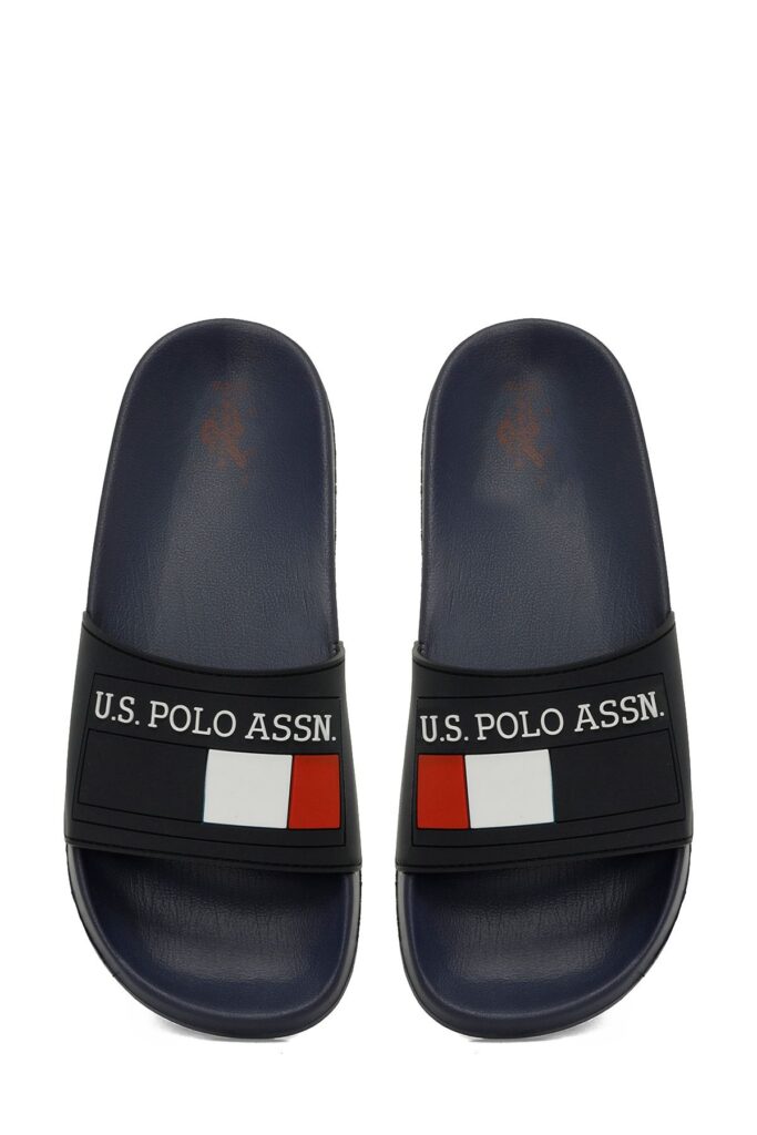 U.S. Polo Assn. Nico 5Fx Navy Blue Men's Slippers