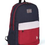 U.S. Polo Assn. US Polo Assn 24480-24481 Unisex School Backpack - Navy Blue, For Daily Travel and Sports
