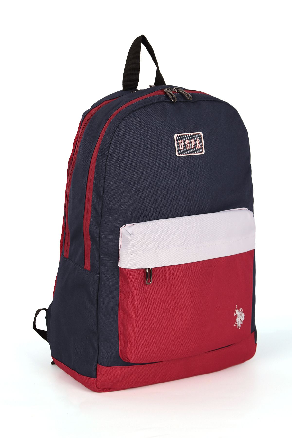 U.S. Polo Assn. US Polo Assn 24480-24481 Unisex School Backpack - Navy Blue, For Daily Travel and Sports