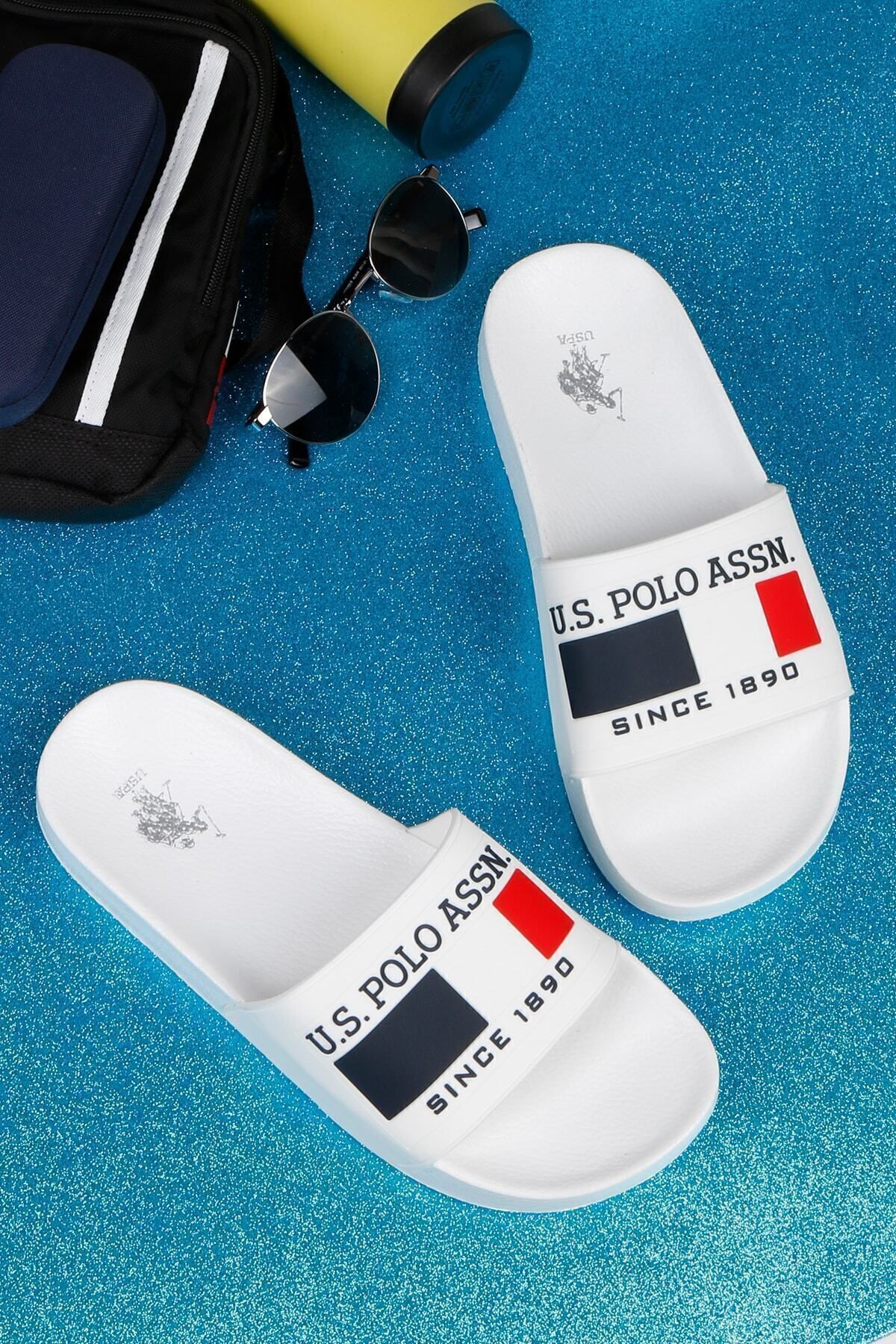 U.S. Polo Assn. U.S. Polo Assn3M Nico 3Fx Men's Slippers101373187 White