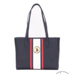 U.S. Polo Assn. Women's Shoulder Bag Navy-White-Red  Online Exclusive