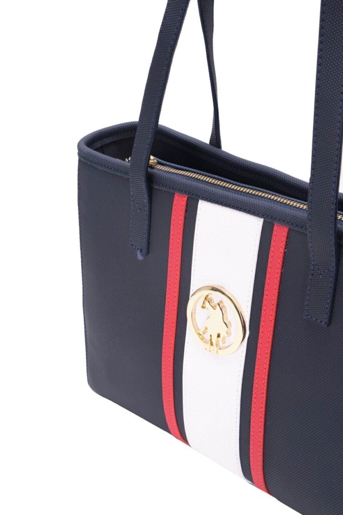 U.S. Polo Assn. Women's Shoulder Bag Navy-White-Red Us8029 - Online Exclusive