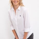U.S. Polo Assn. Women's White Shirt