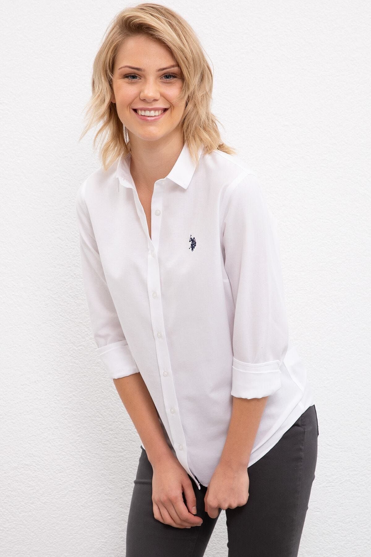 U.S. Polo Assn. Women's White Shirt G082gl004.000.1177173