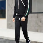 Sports Style Casual A Set Of Sweatshirt + Pant