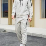 Sportswear Style Casual Hoodie Set