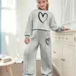 Artistic and Simple Trendy Versatile Design Comfortable Two-Piece Set