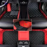 3D Floor Mats for LAND for RoveR Range for RoveR Evoque 2012 2013 2014 2015 4 Doors Interior Accessories PU Leather